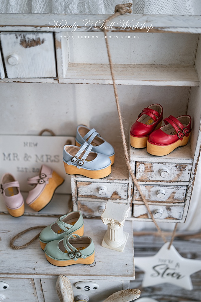 【SDM/MDD】Wベルト厚底シューズ