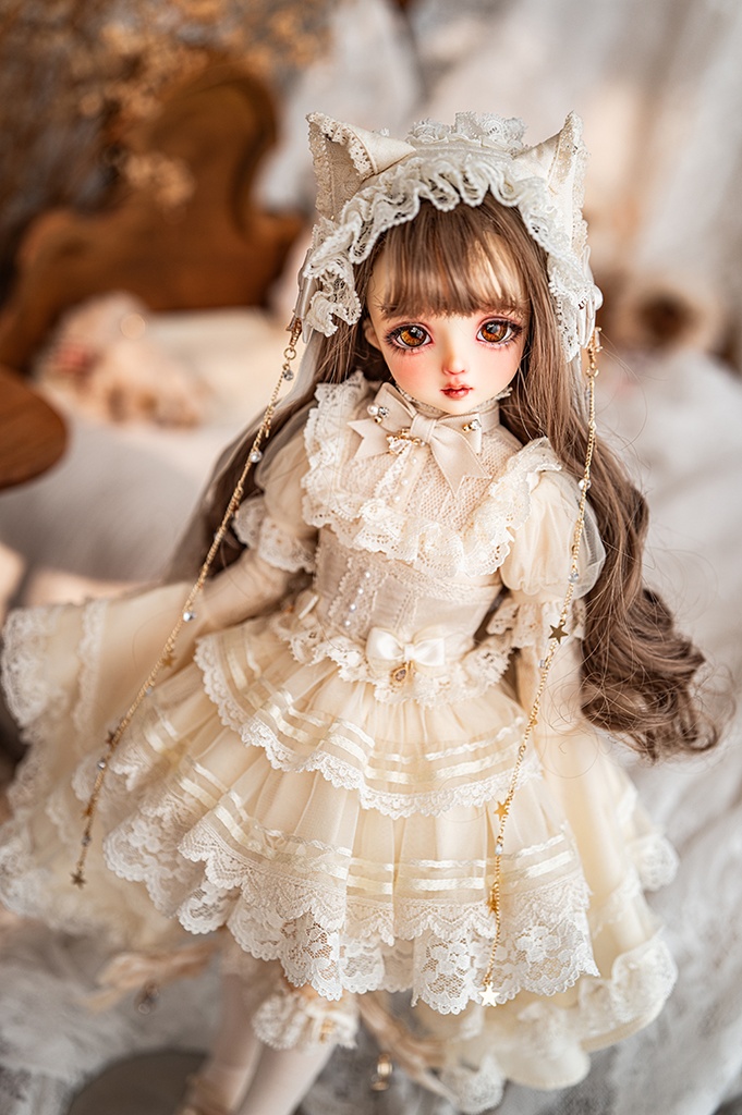 【SDM〜SD/DD】Glass Doll 猫ミミヘアバンド