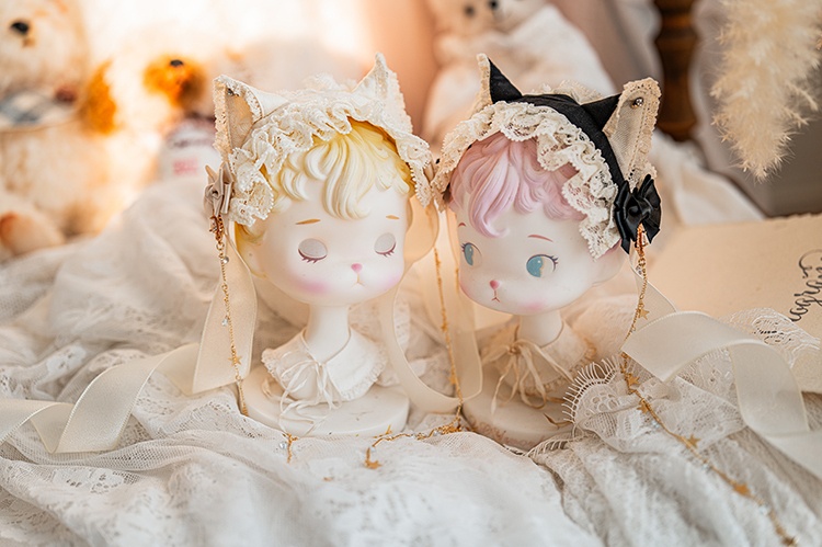 【SDM〜SD/DD】Glass Doll 猫ミミヘアバンド