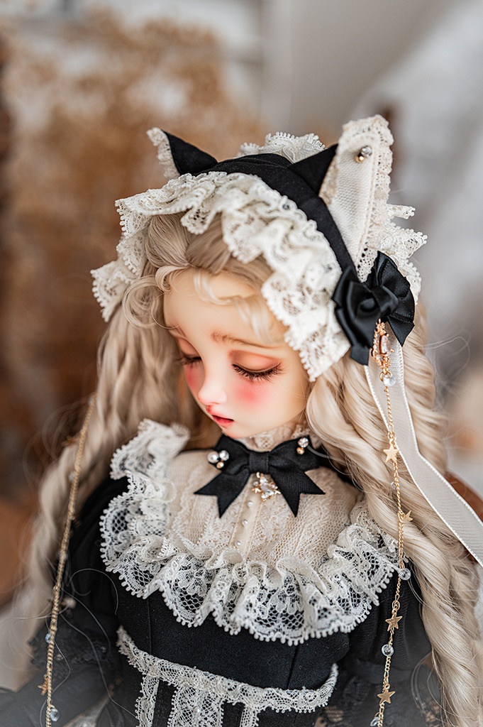 【SDM〜SD/DD】Glass Doll 猫ミミヘアバンド