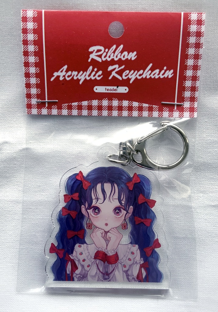 Ribbonアクリルキーホルダー