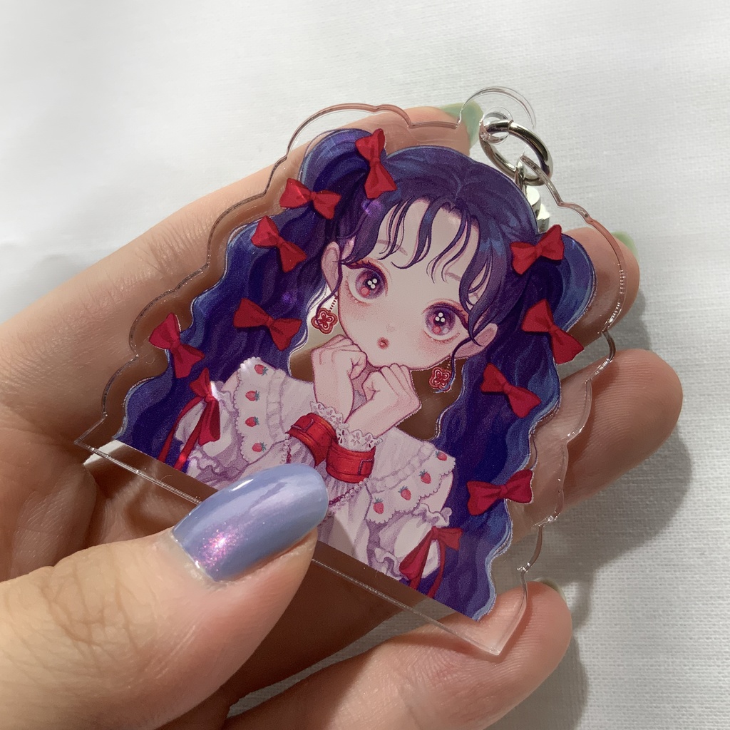 Ribbonアクリルキーホルダー
