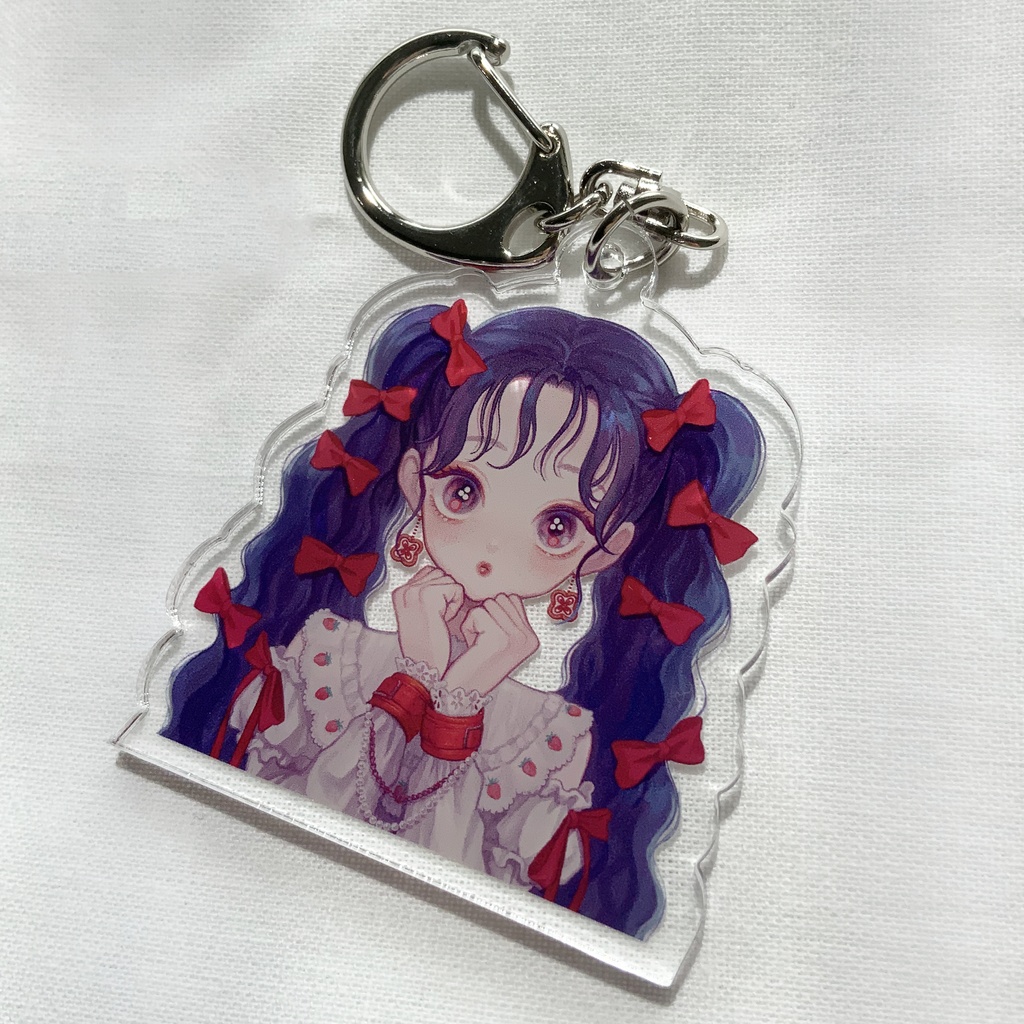 Ribbonアクリルキーホルダー