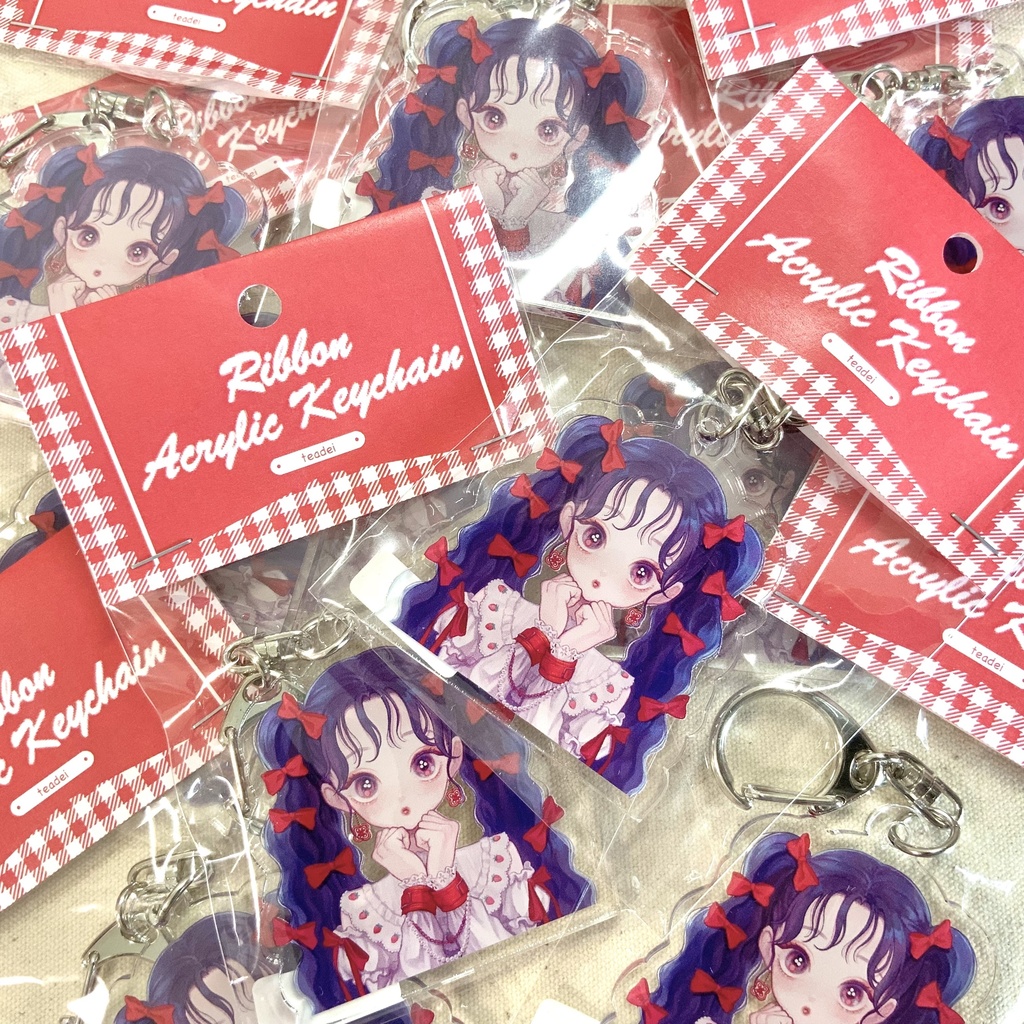 Ribbonアクリルキーホルダー