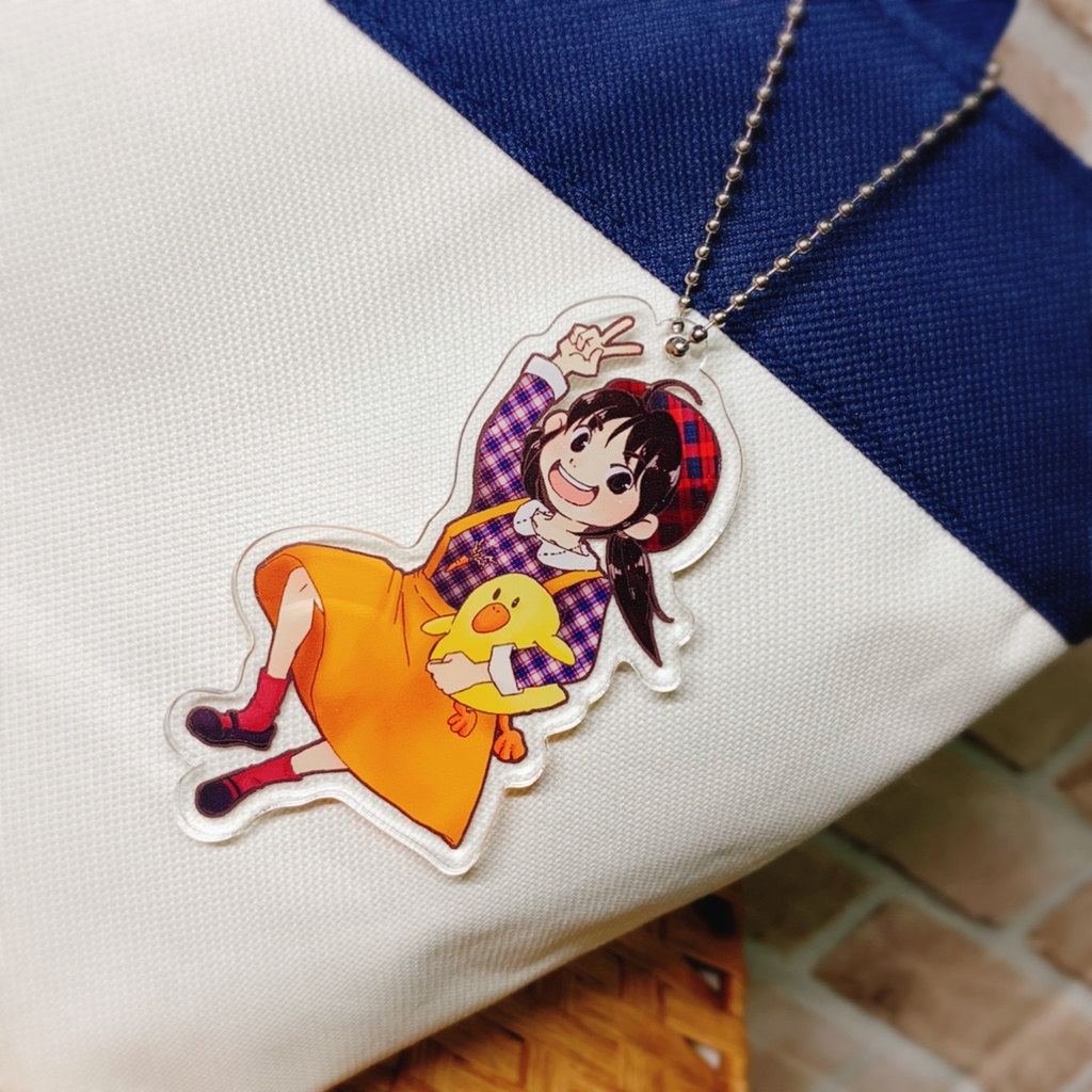 『チェックでいぇ～い！』アクリルキーホルダー