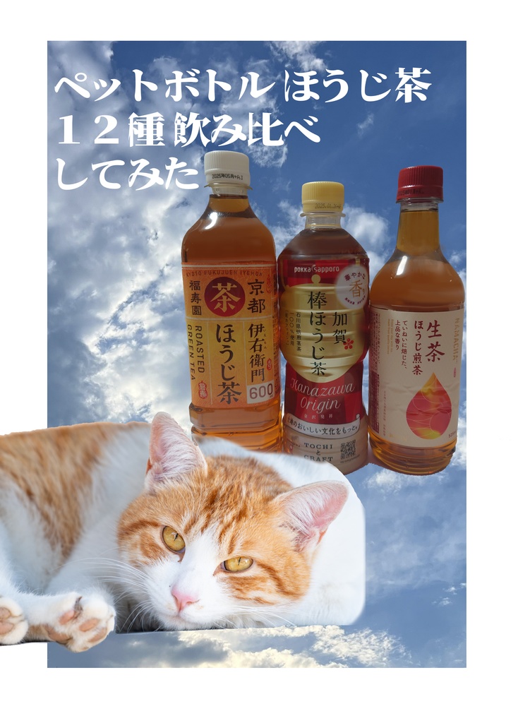 【DL版】ペットボトルほうじ茶１２種飲み比べしてみた