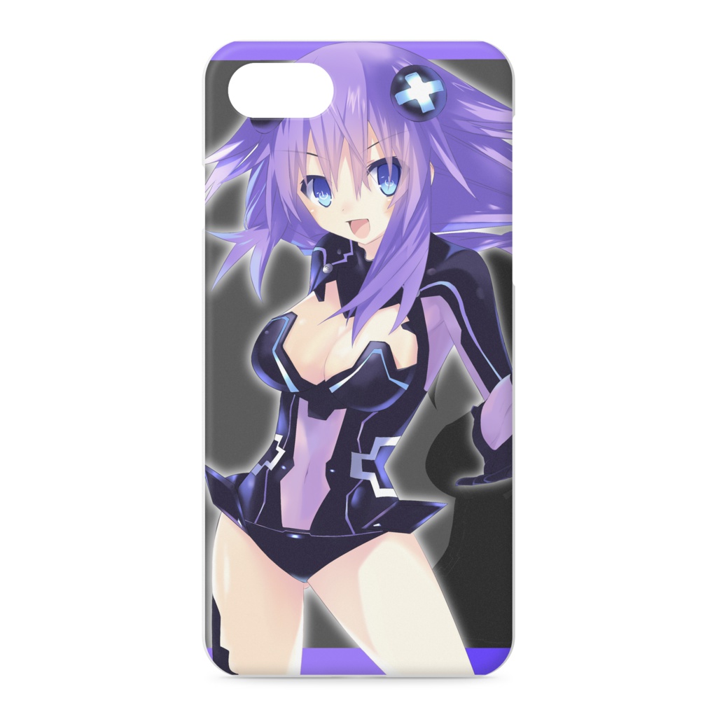 iPhone7用ケース・パープルハート