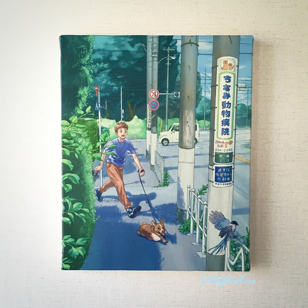 キャンバスプリント【いつもの道】