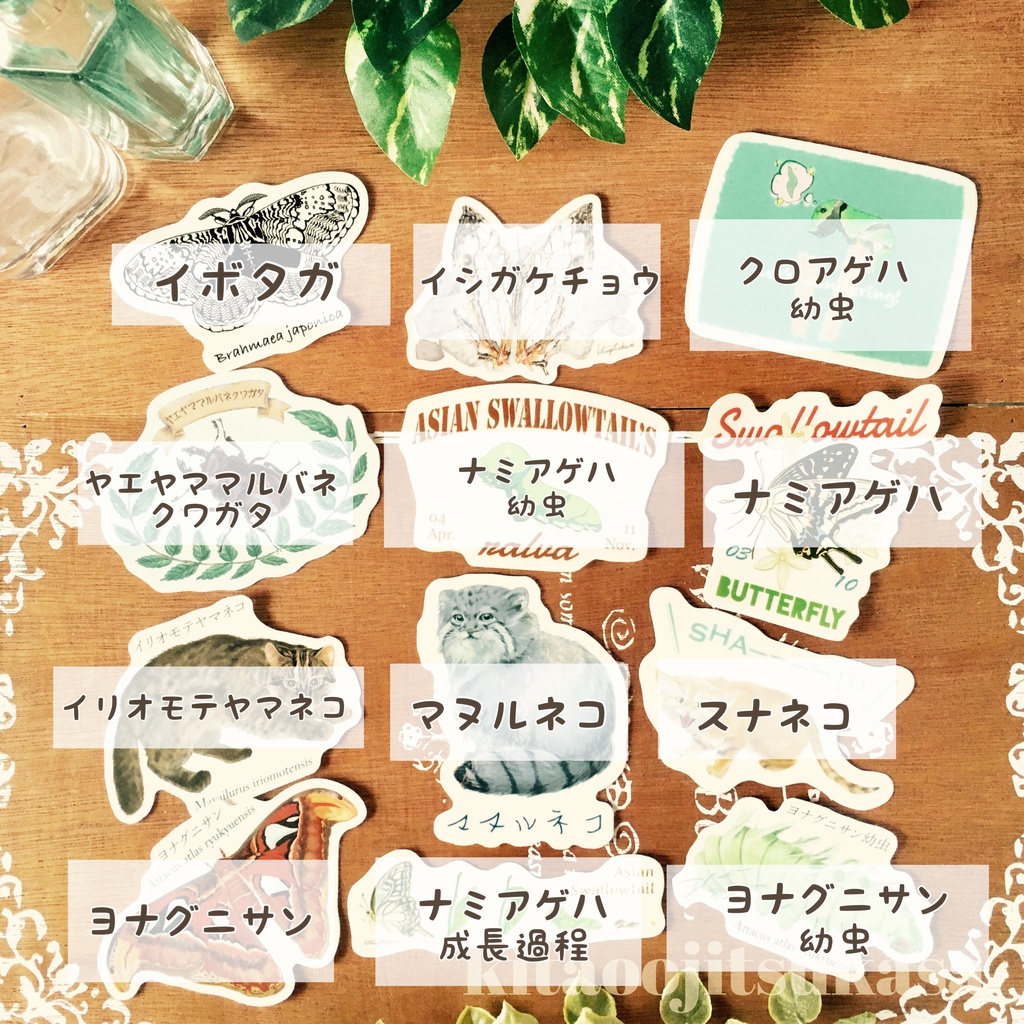 【全12種】耐候ステッカー