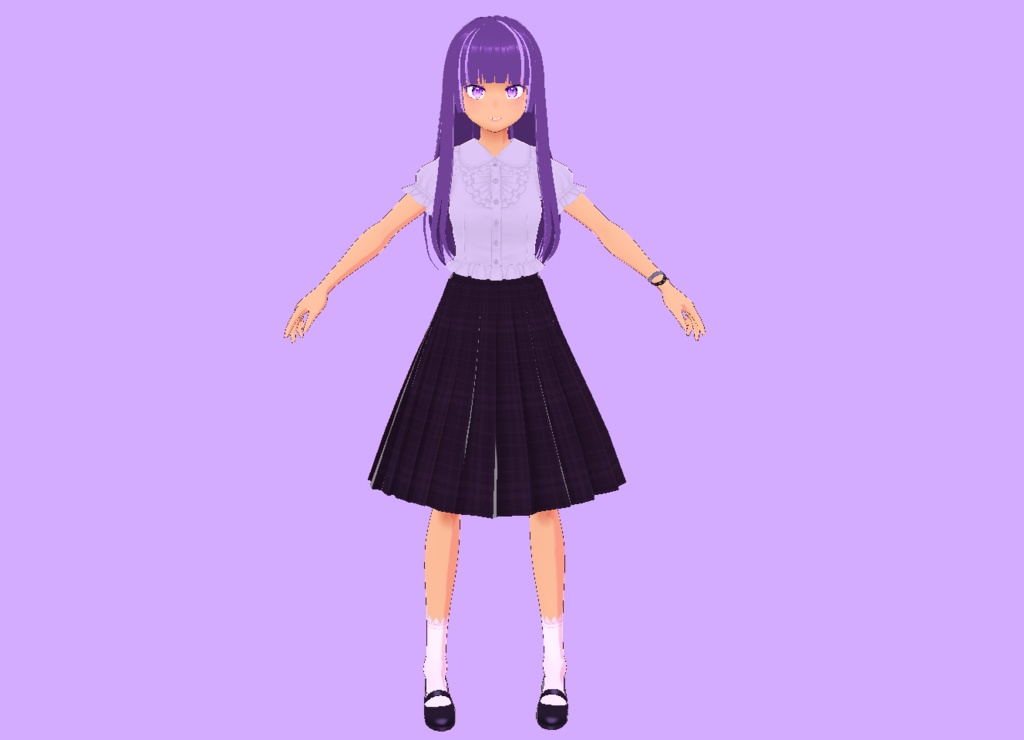 FREE Purple Theme Girl Vtuber