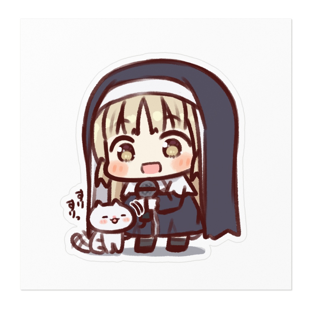 【非公式】クレアさんともちちゃんステッカー