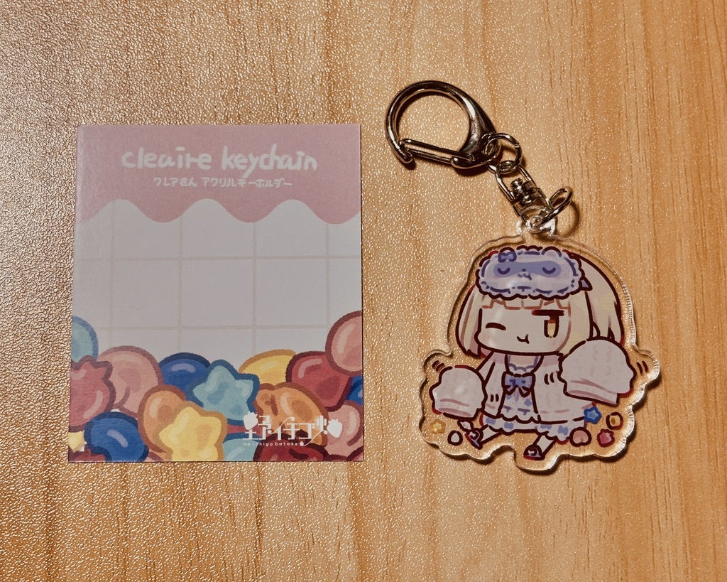 【非公式】ショートボブクレアさんアクリルキーホルダー