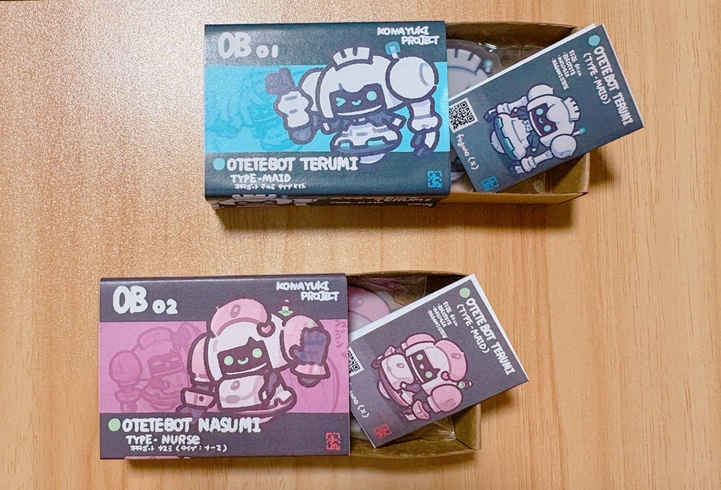 【創作】オテテボットアクリルスタンドスペシャルパッケージ