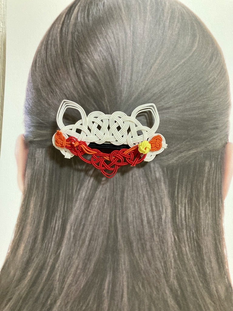 【水引バレッタ】イケブクロイメージ