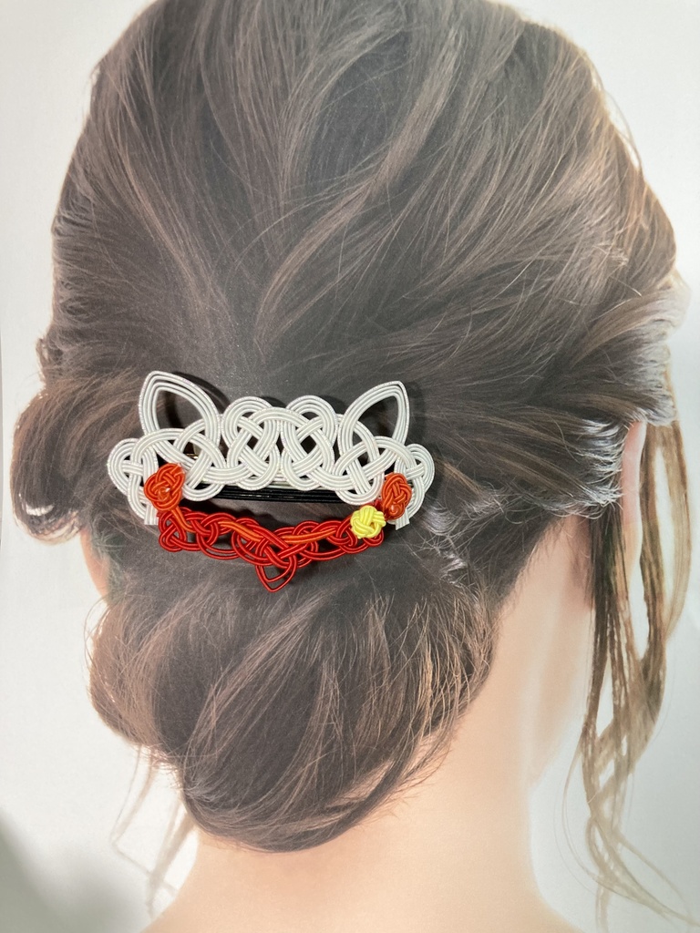 【水引バレッタ】イケブクロイメージ