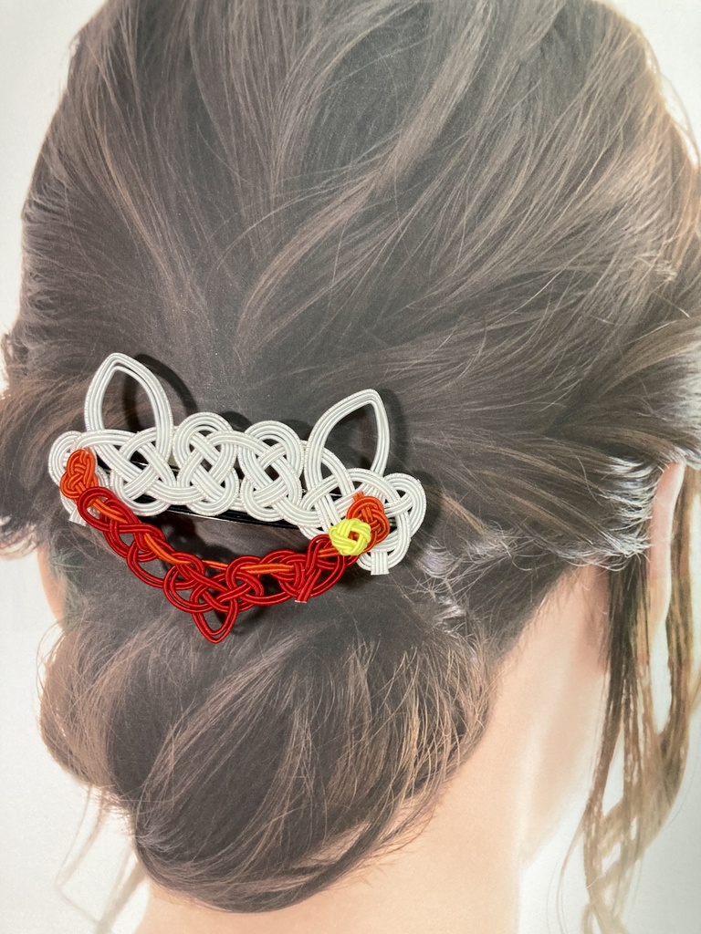 【水引バレッタ】イケブクロイメージ