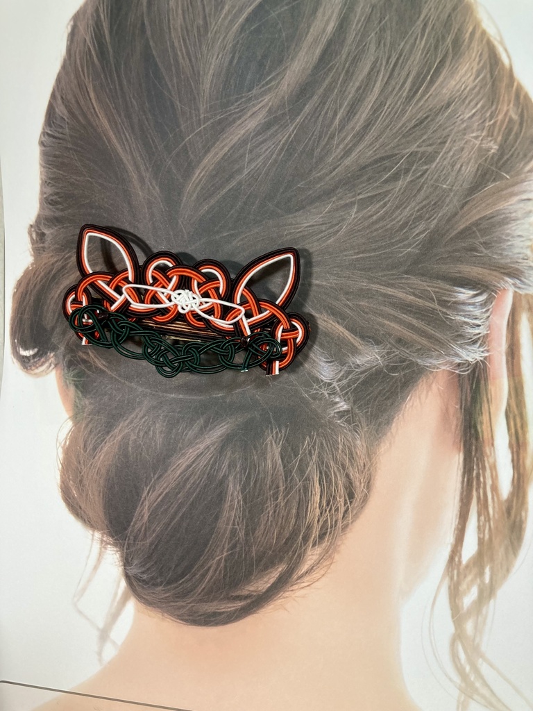 【水引バレッタ】マギー君イメージ