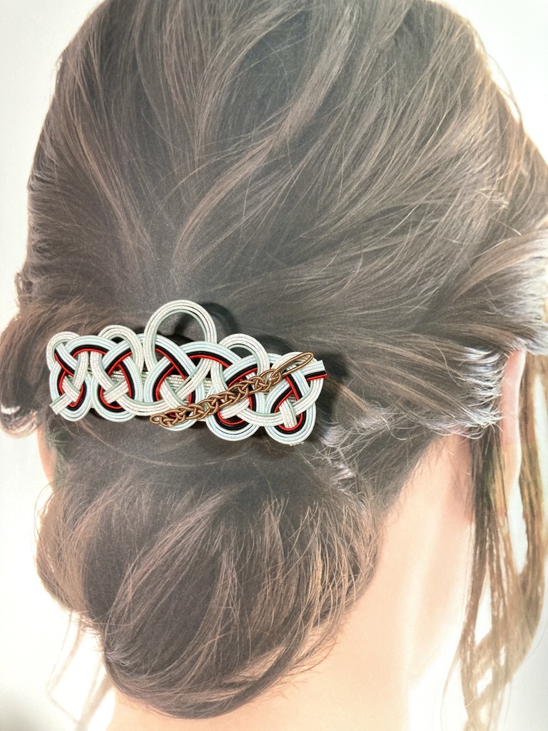 【水引バレッタ】坂田銀時イメージ