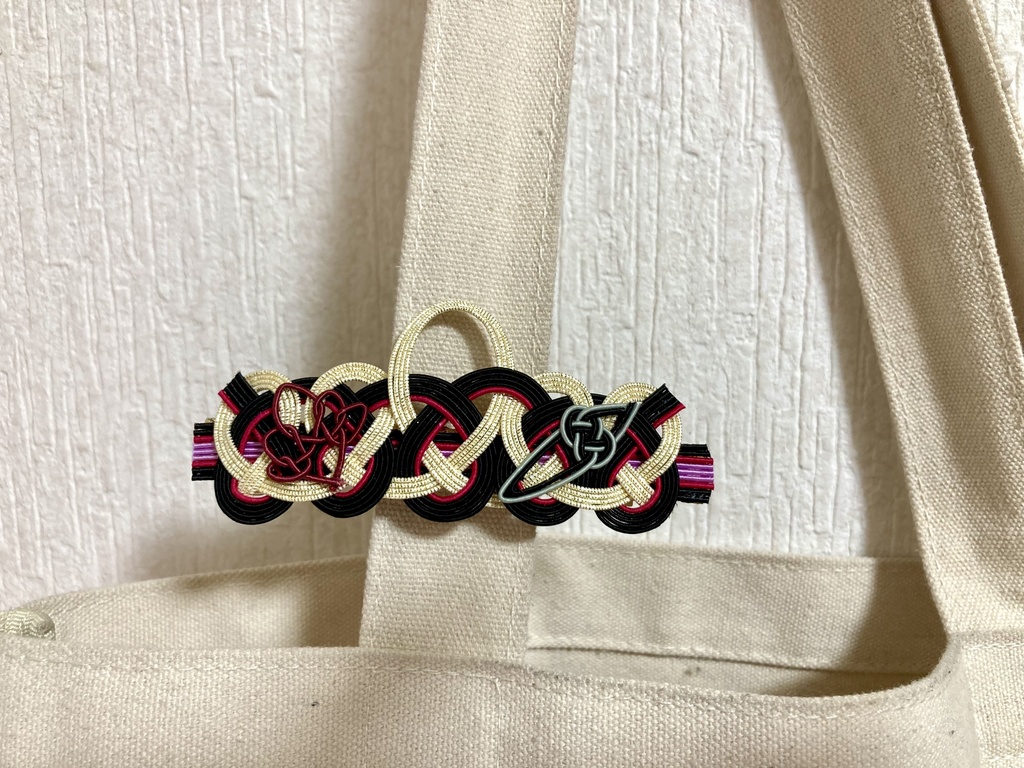 【水引バレッタ】月詠イメージ