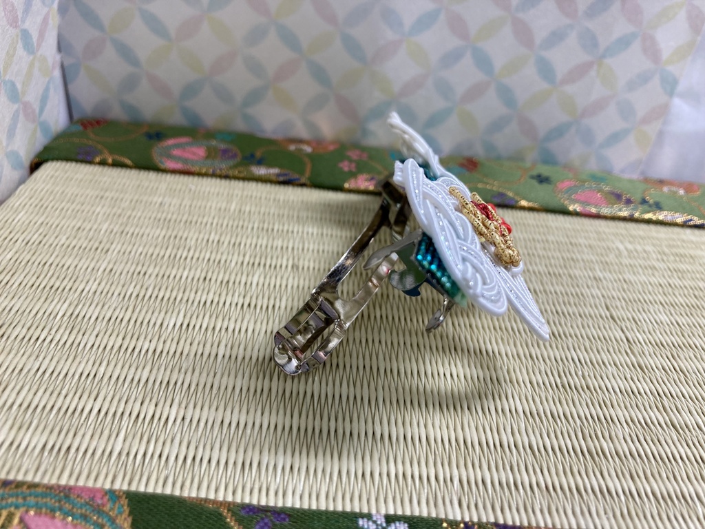 【水引バレッタ】フリーレンイメージ