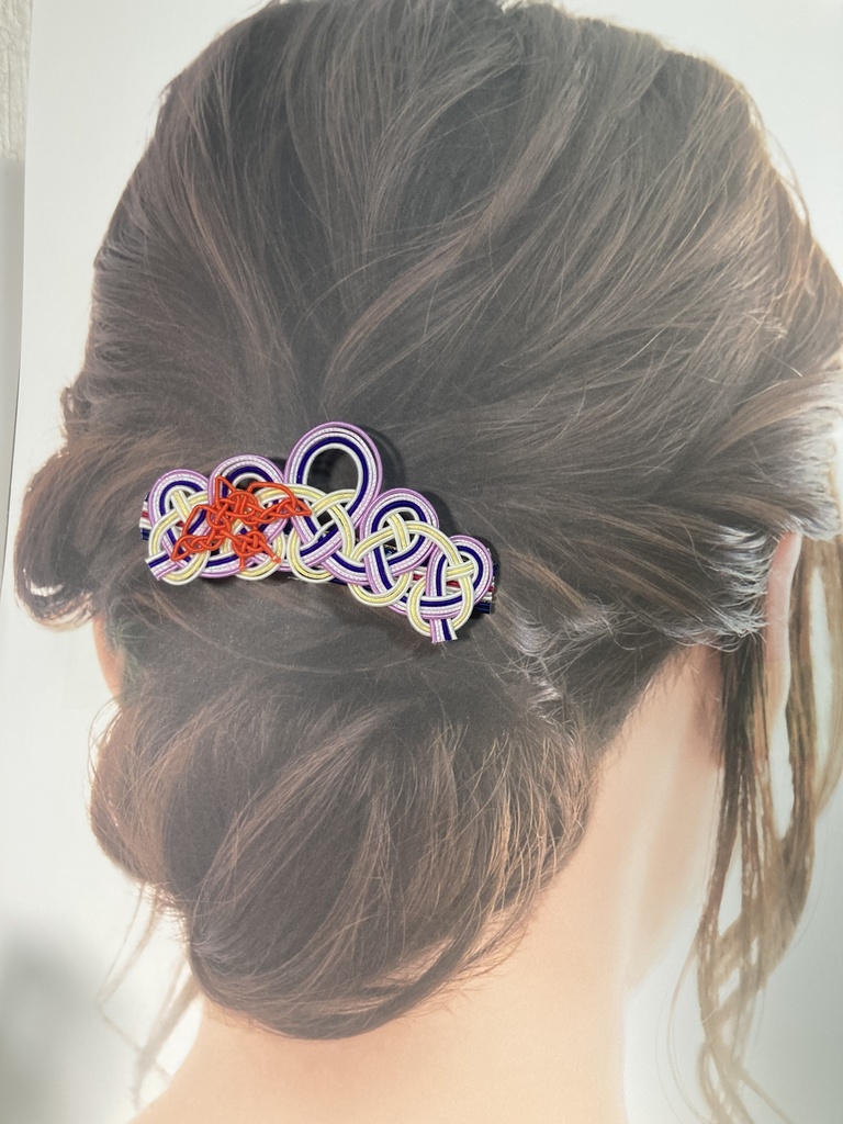 【水引バレッタ】新条アカネイメージ