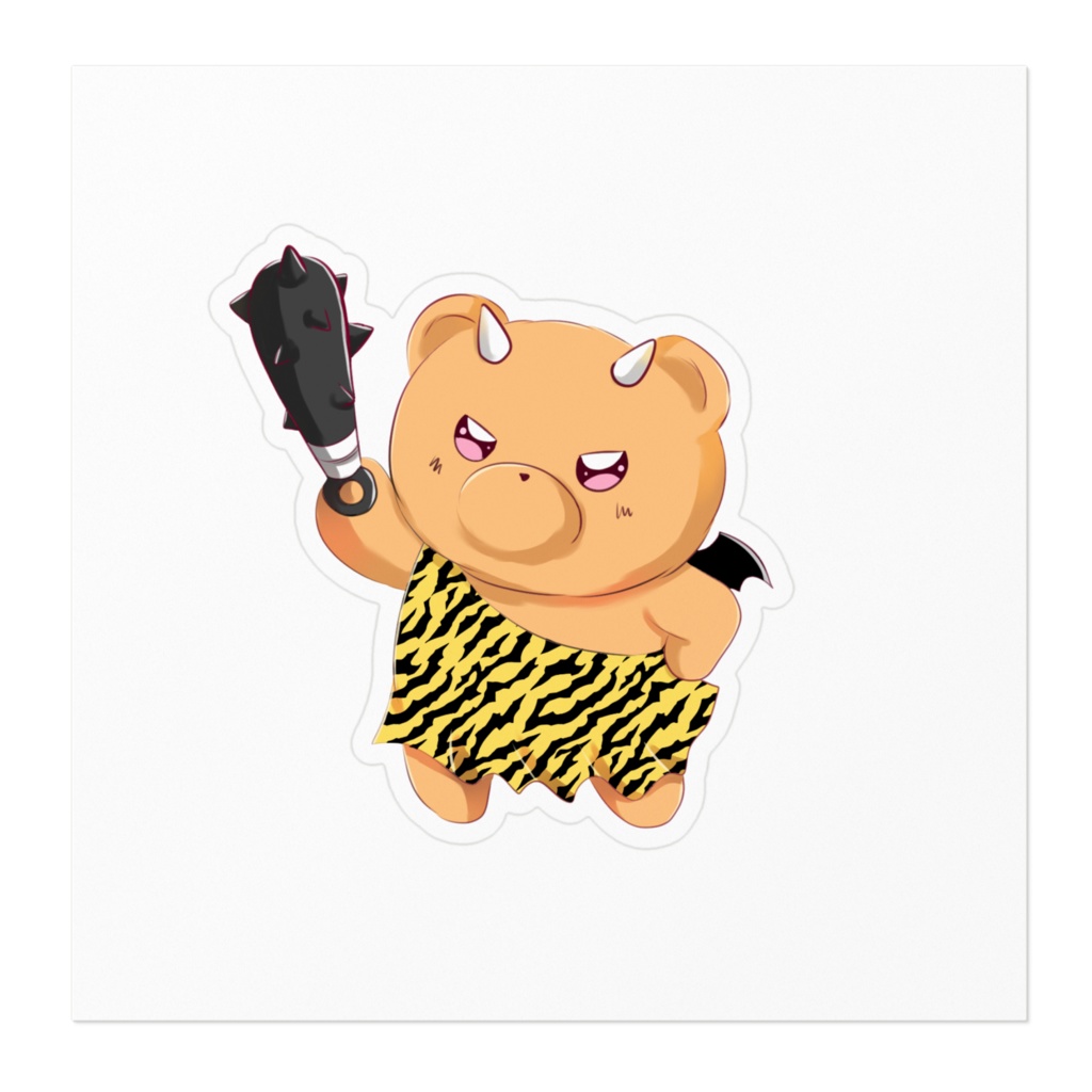 おにでびあくまステッカー