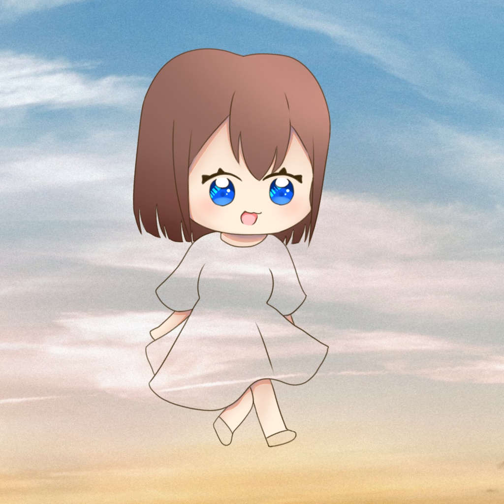 透けアクキー(ワンピースver)