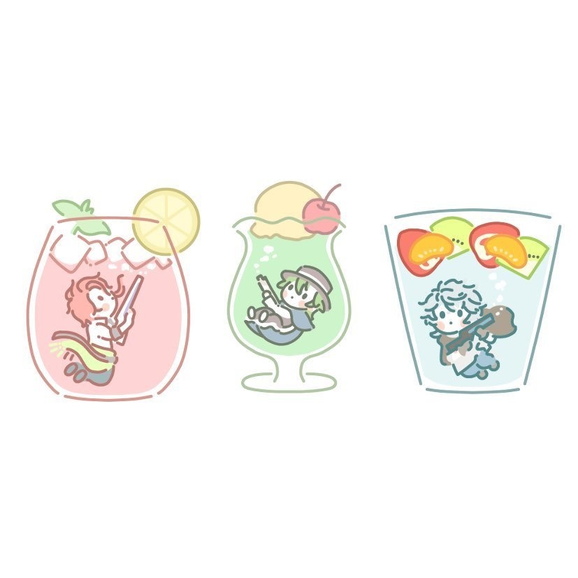 発泡×発砲　クリアシール