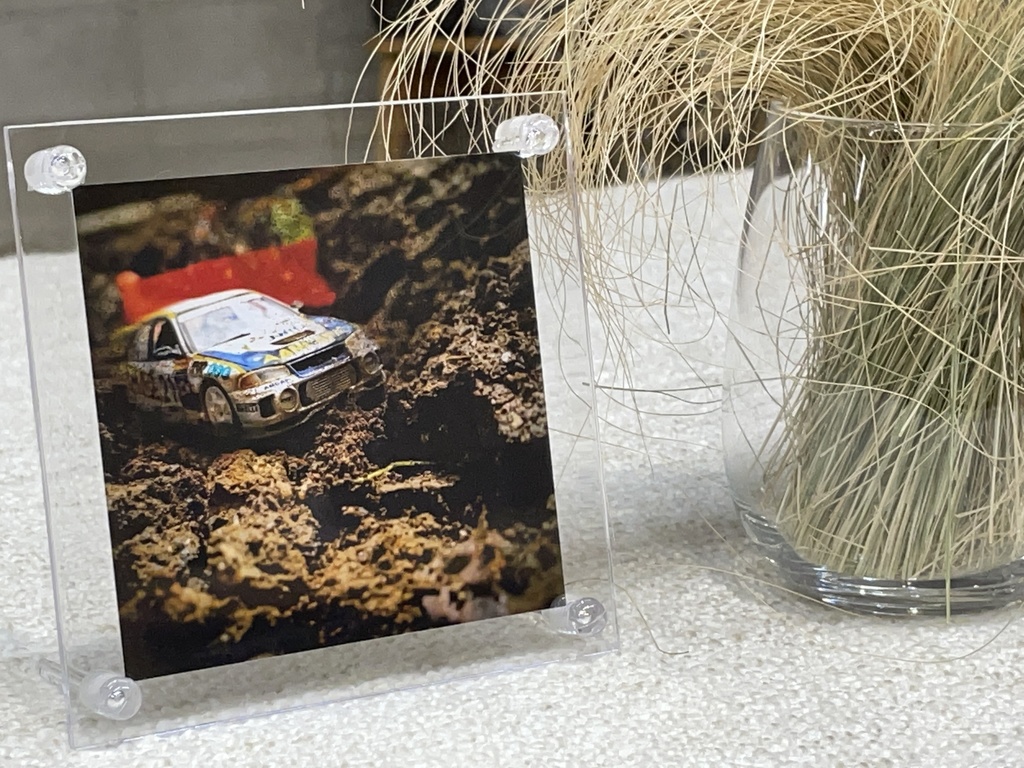 【ましかく】卓上ラリーアートスタンド(SS-19 MITSUBISHI LANCER EVOLUTION.Ⅳ)