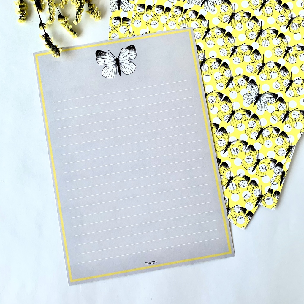 モンシロチョウのレターセット