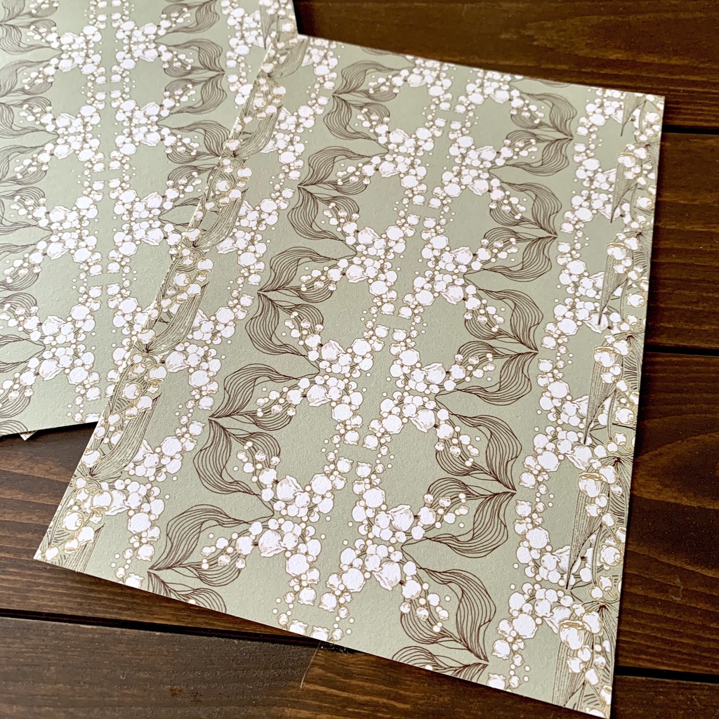 鈴蘭の泡沫 レターセット