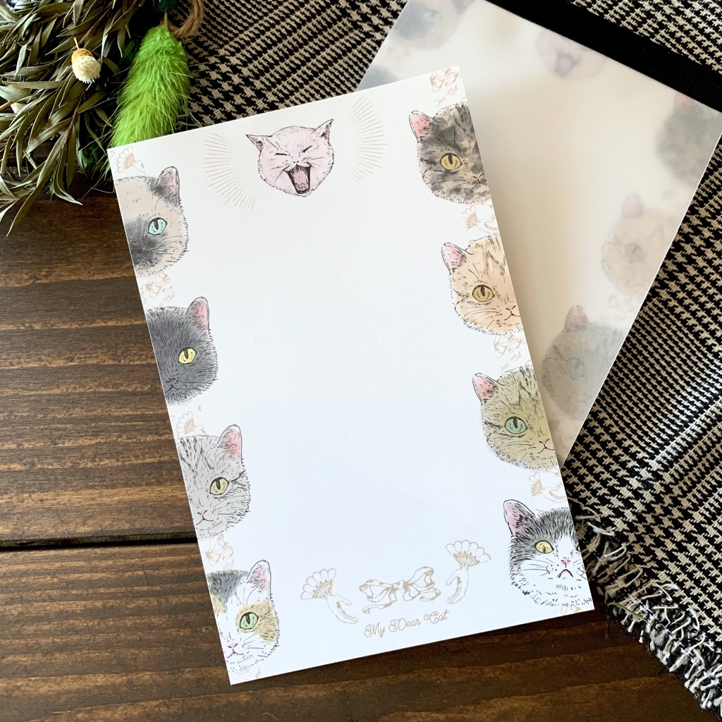 私の大切な猫 メモパッド