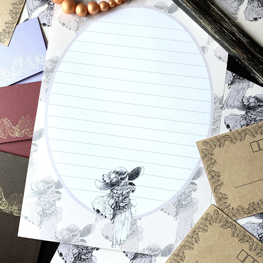 フリル・ド・オイスター レターセット