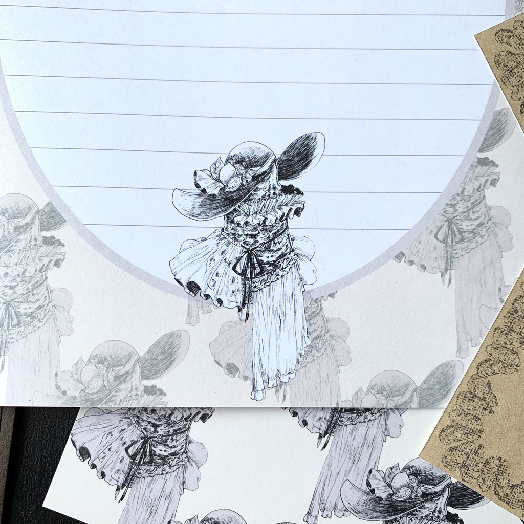 フリル・ド・オイスター レターセット