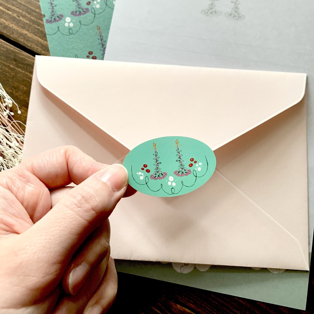 花壇団欒 レターセット