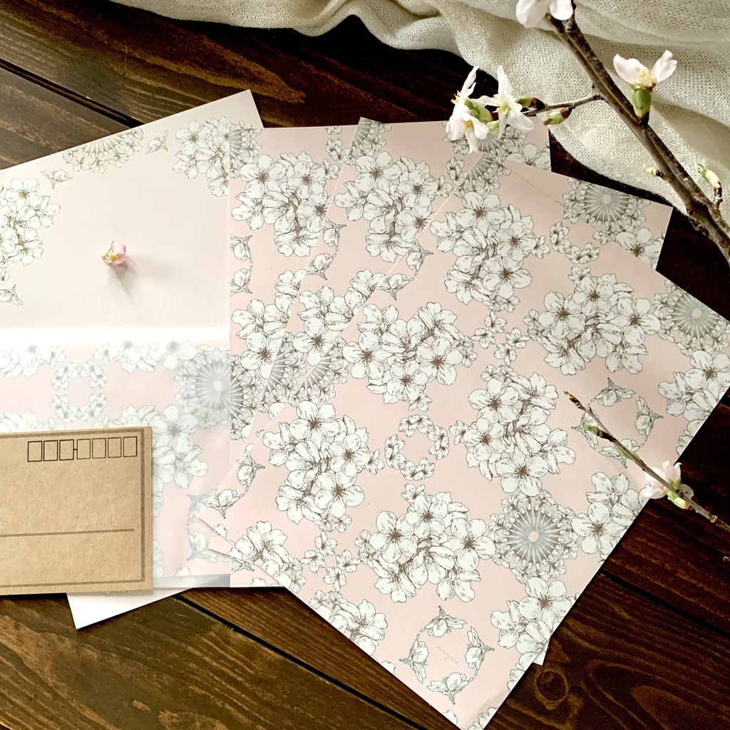 桜色の輪舞曲(ロンド) レターセット