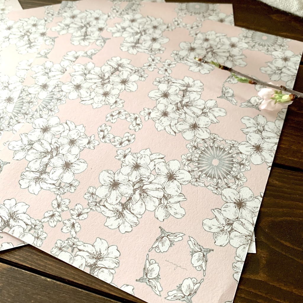 桜色の輪舞曲(ロンド) レターセット