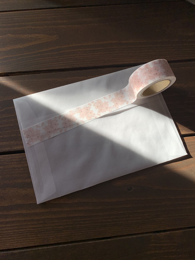 桜色の輪舞 マスキングテープ(白地)