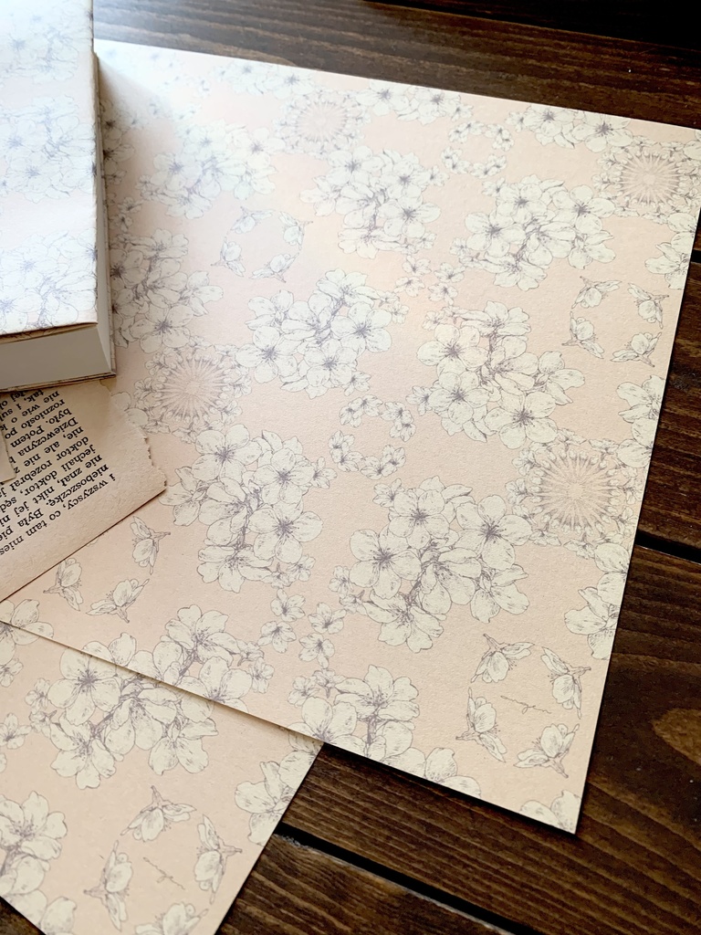 桜色の輪舞 ラッピングペーパー(10枚)