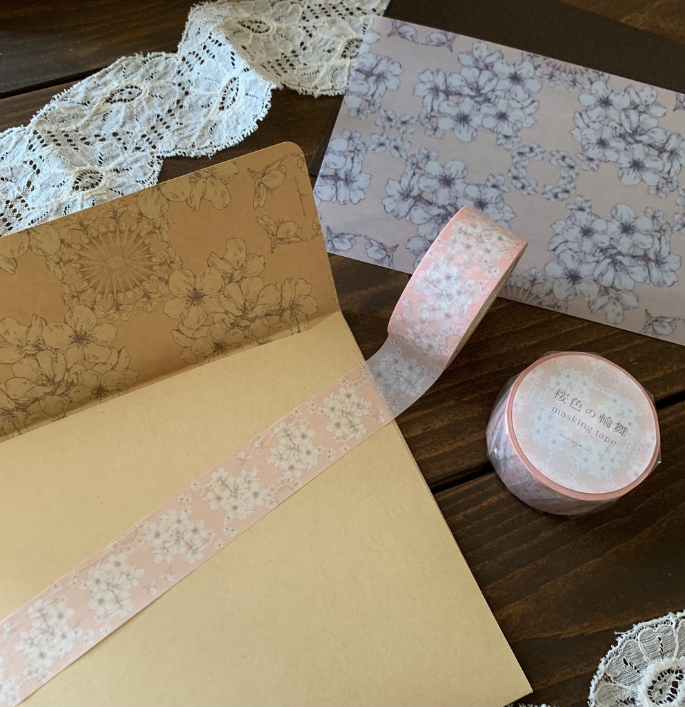 桜色の輪舞 ラッピングペーパー(10枚)