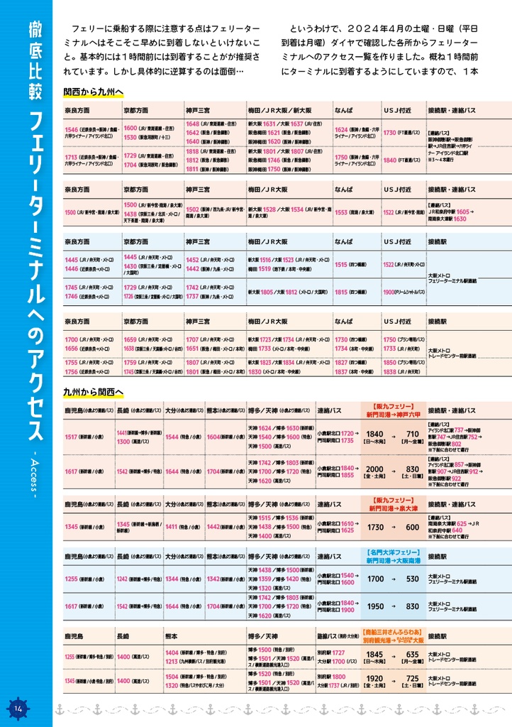 「はじめてのフェリー旅」シリーズ