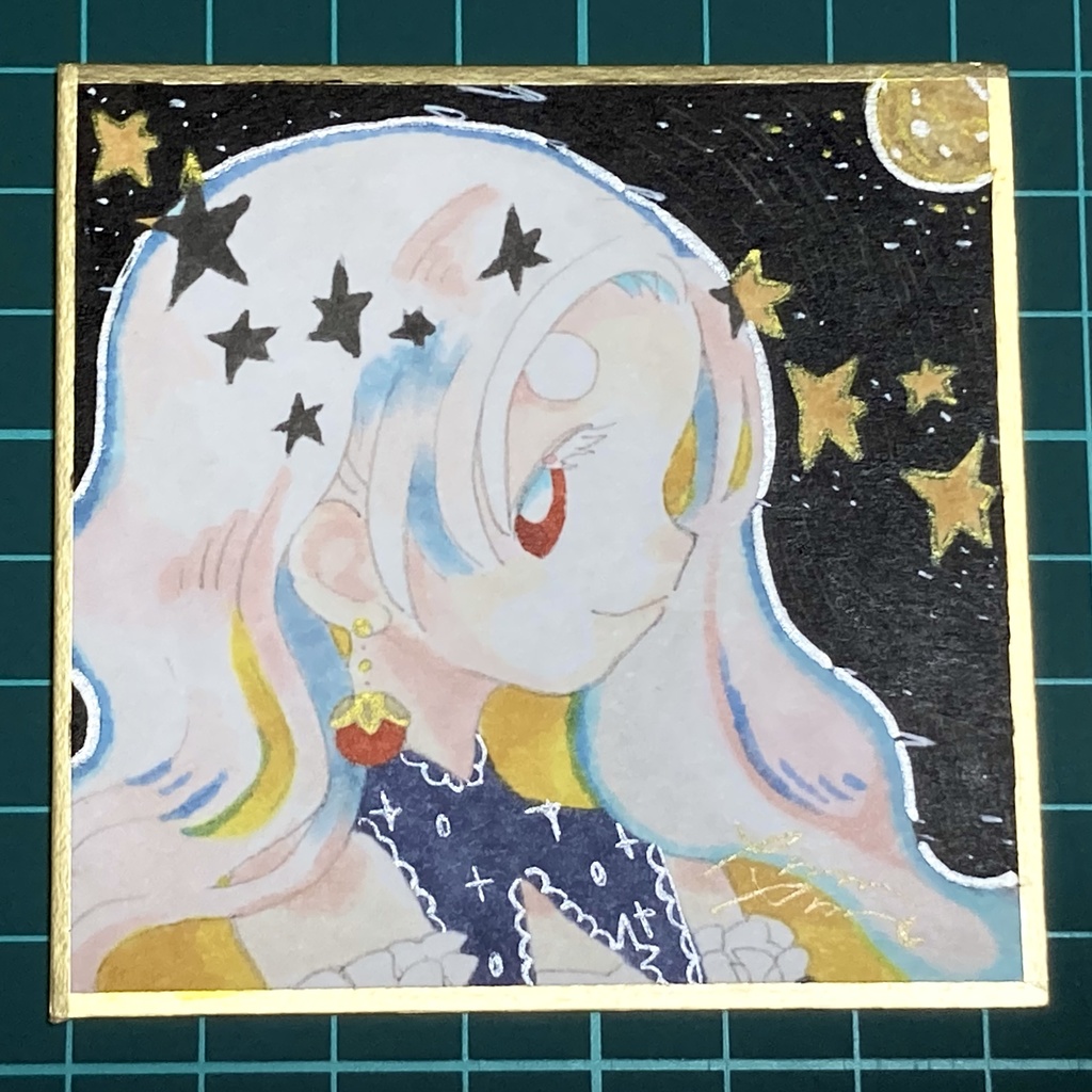 【原画】描き下ろし 豆色紙 天花