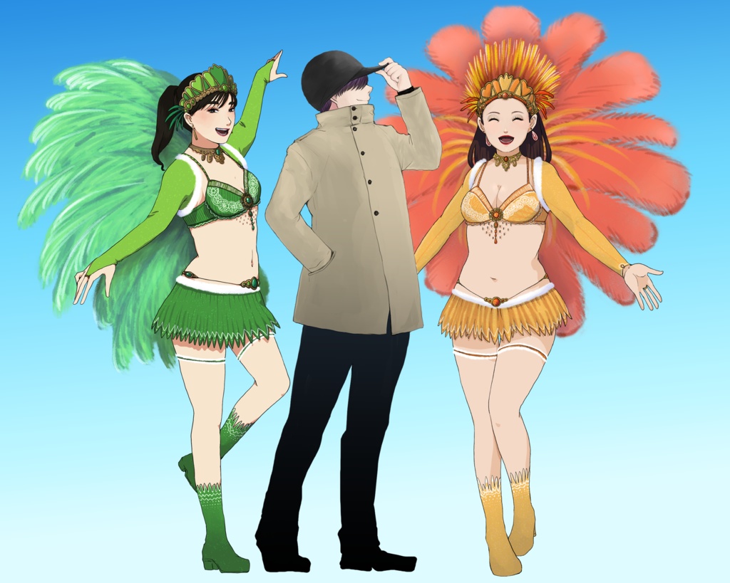 賑やかしに使えそうな立ち絵たち3