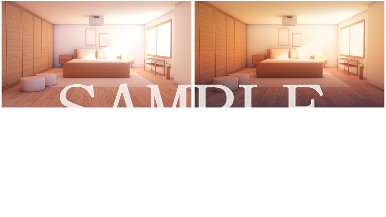 ゲーム背景素材 寝室 Pansy Booth