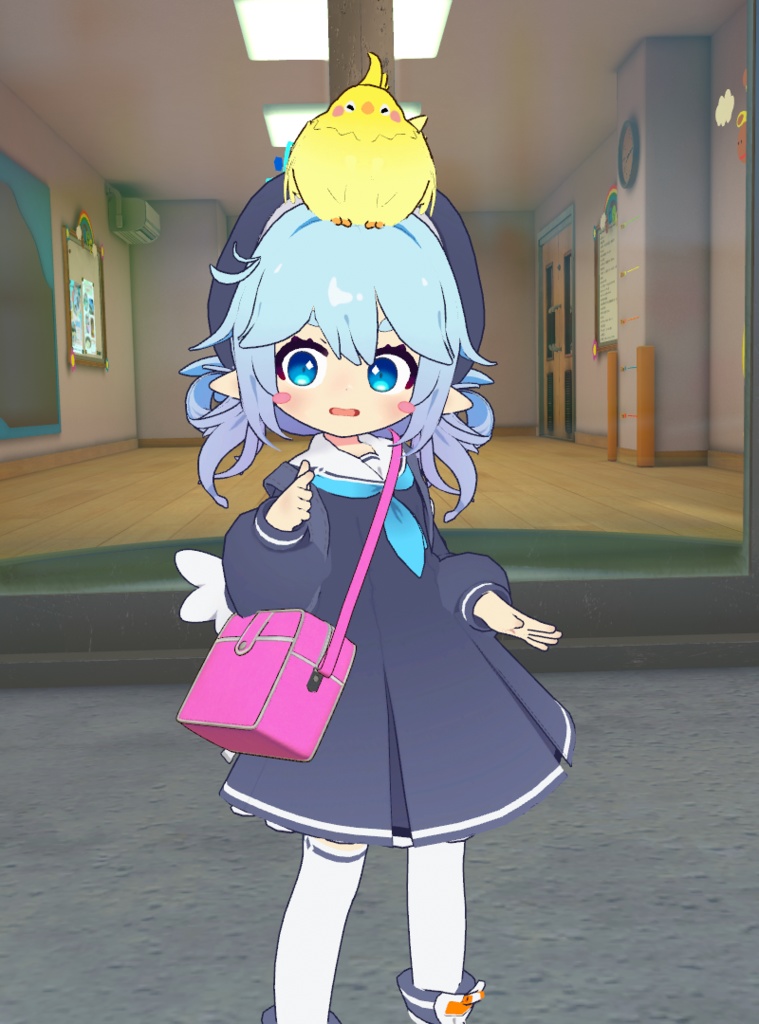 【VRChat想定】通園バッグ