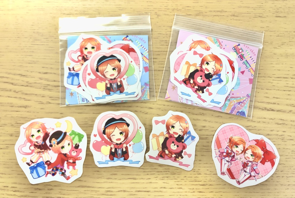 2winkステッカー4枚セット