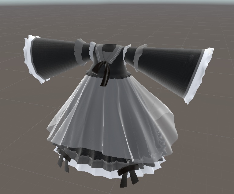 【こまどアバター専用】ロリータワンピース【Unity2019対応】