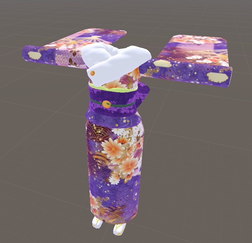【こまどアバター専用】振袖【Unity2019対応】