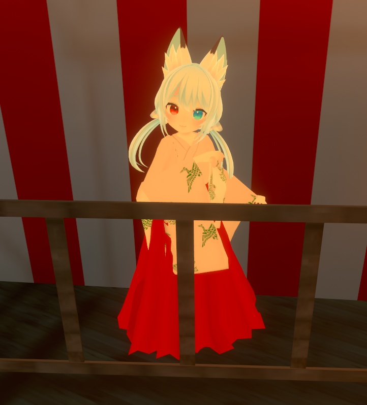 【こまどアバター専用】巫女装束【Unity2019対応】