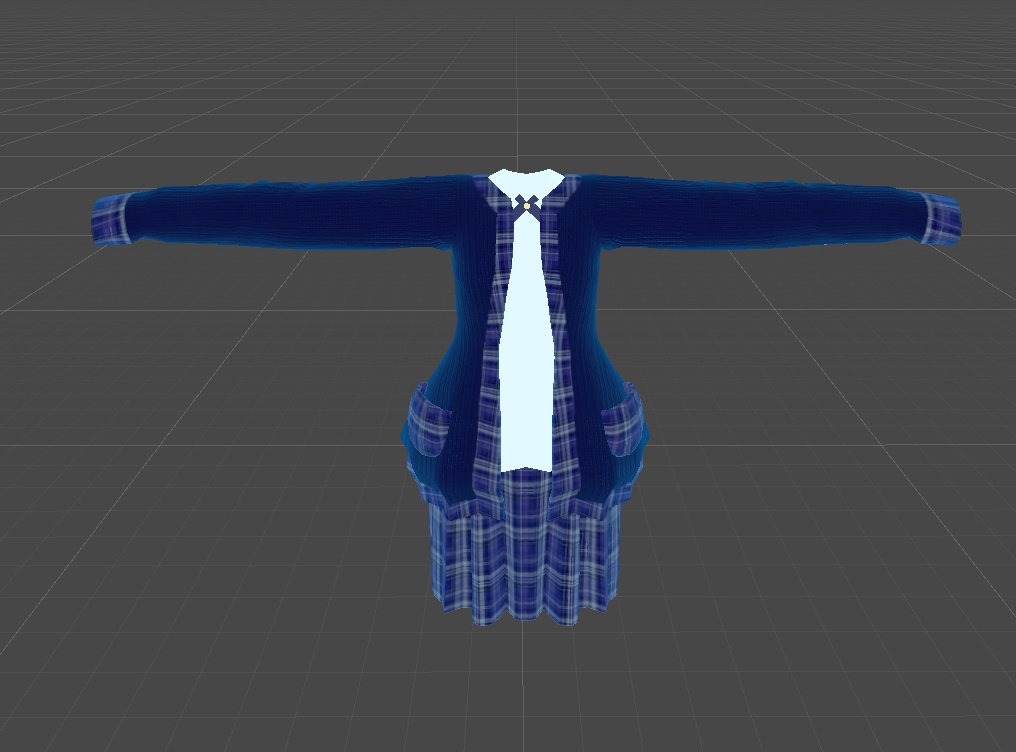 【こまどアバター専用】萌え袖カーディガン【Unity2019対応】